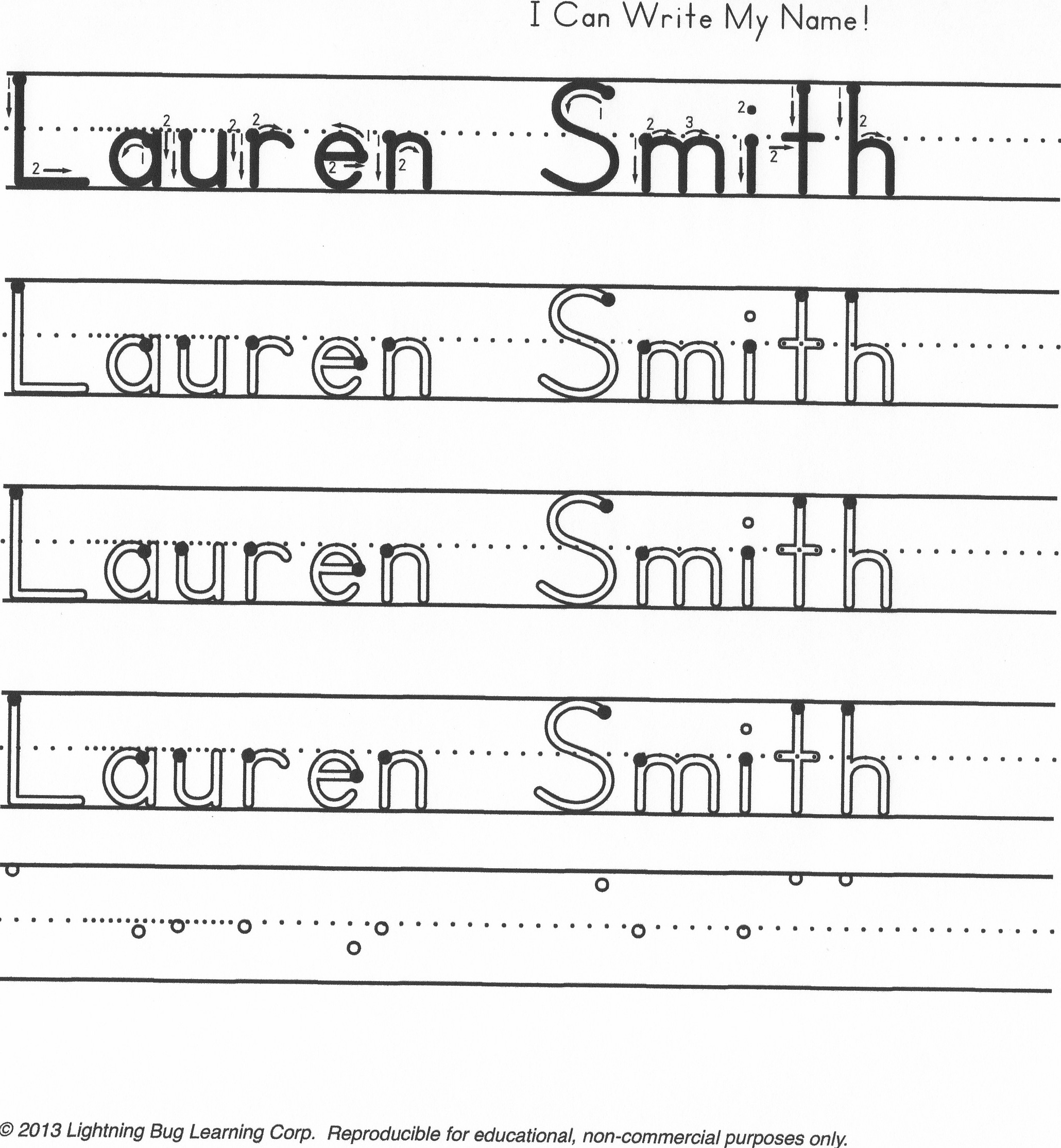 Write my name in cursive worksheet   